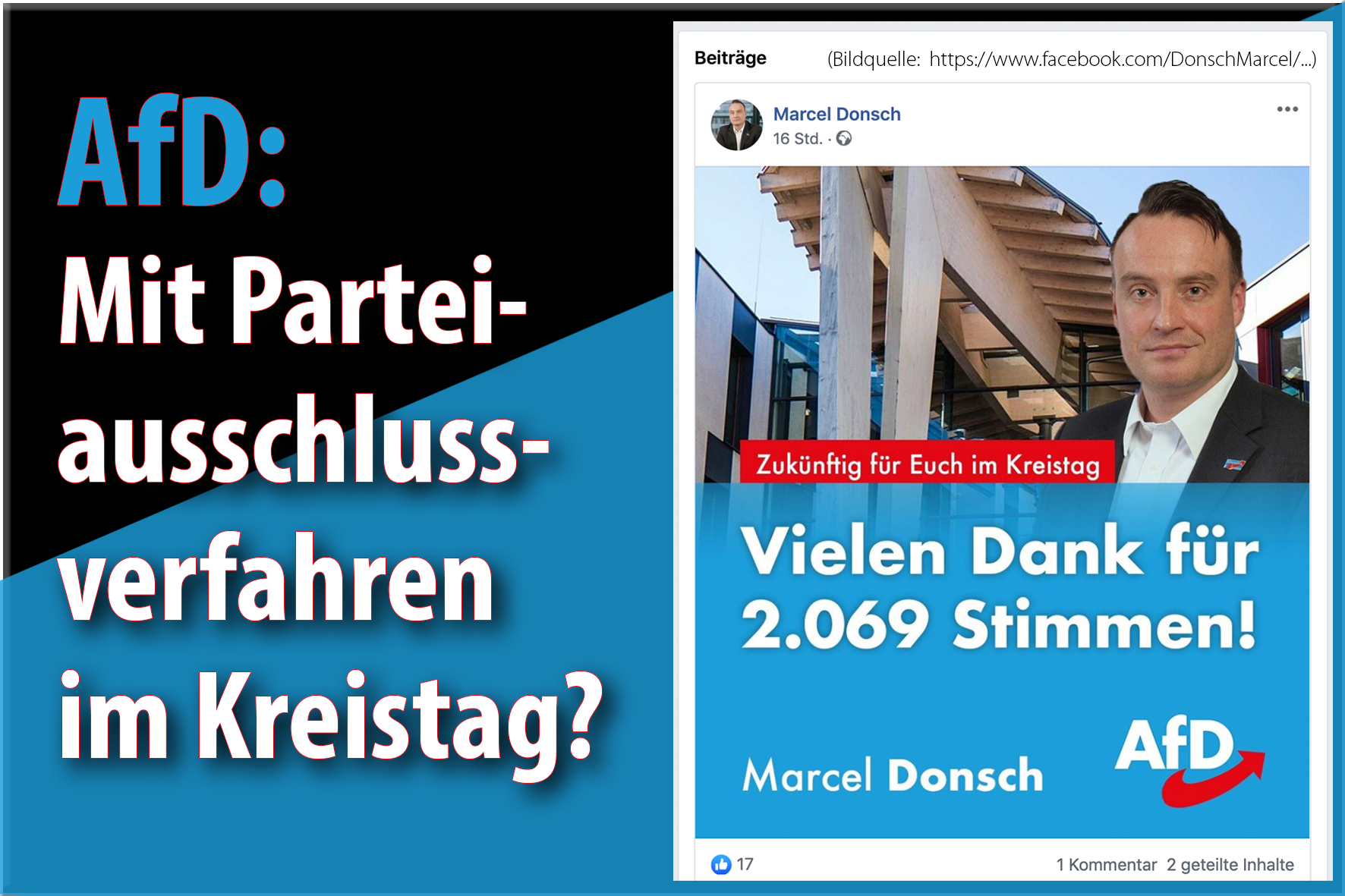 AfD: Mit Parteiausschlussverfahren (PAV) im Kreistag?