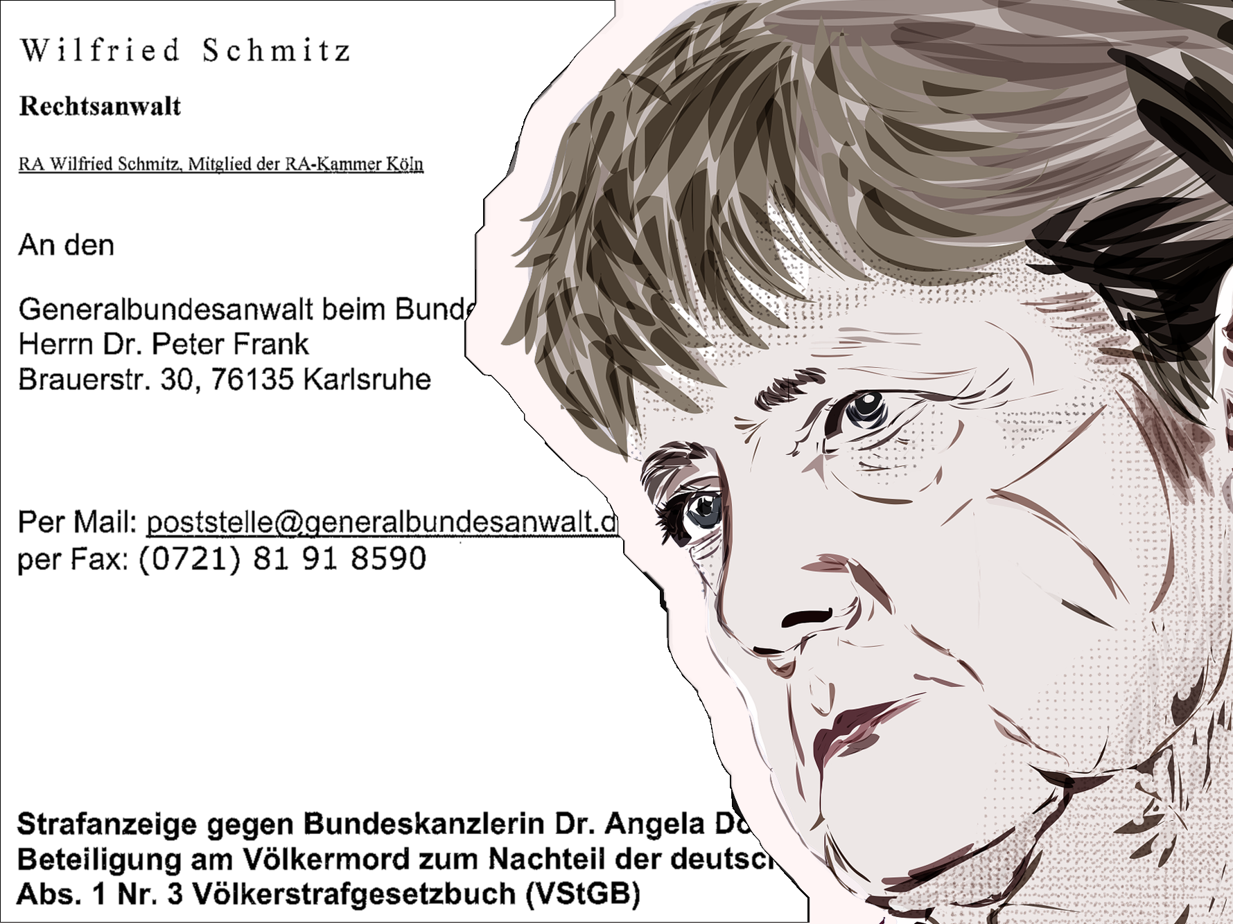 merkel angezeigt